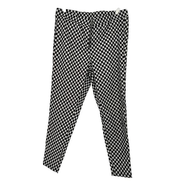Rue 21 Plus Size Checkered Slim Fit Pants in Black/White Plus Size 2X - Picture 1 of 10